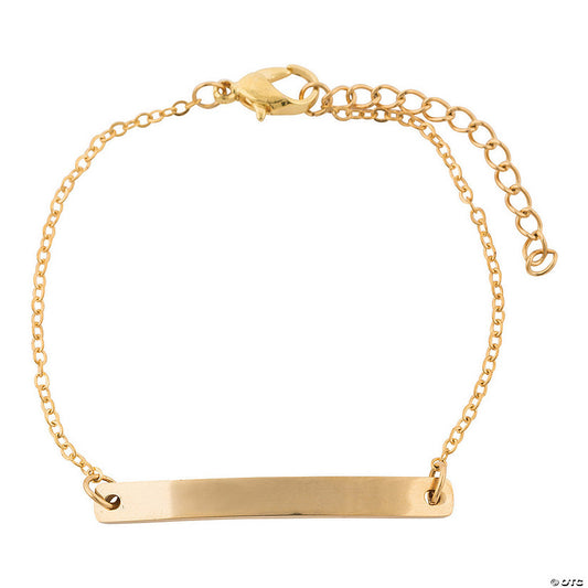 1 Piece(s): Goldtone Bar Bracelet | USA Decoration®