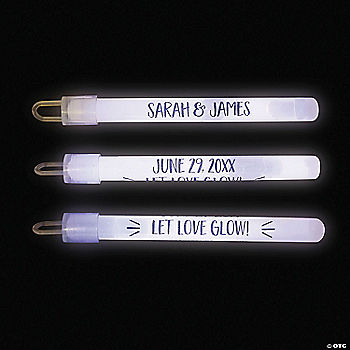 Personalized Glow Sticks - 12 Pc. | USA Decoration®