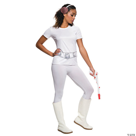 Women’s Rhinestone Princess Leia Costume T-Shirt | USA Decoration®