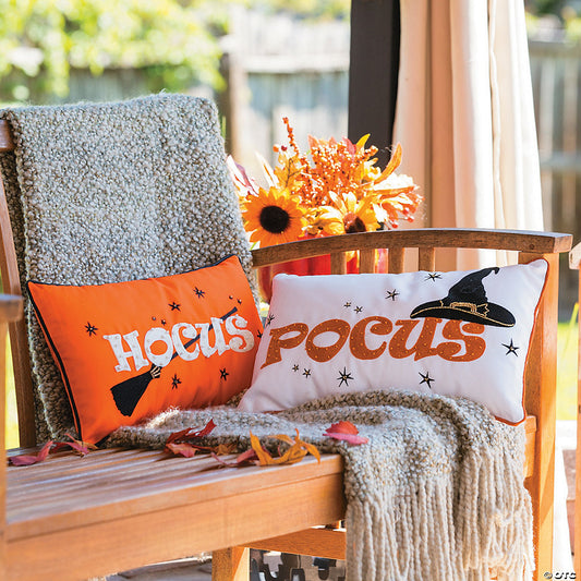 Hocus Pocus Outdoor Throw Pillows Halloween Decorations | USA Decoration®