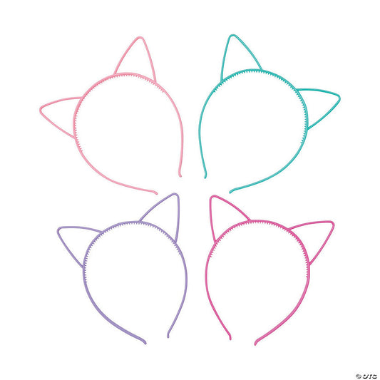 Per Dozen: Cat Ears Headbands - 12 Pc. | USA Decoration®