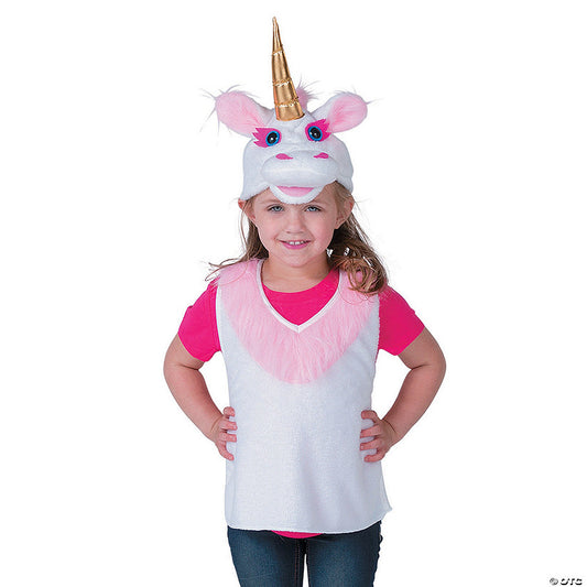 1 Set(s): Girl’s Unicorn Vest & Hat Costume Set | USA Decoration®