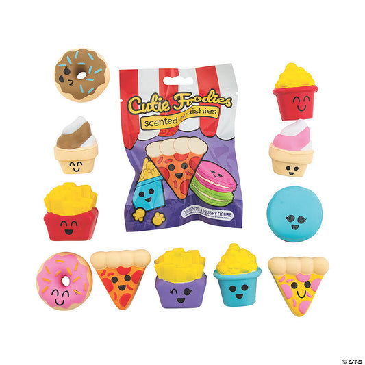 Per Dozen: 2" Mini Cutie Foods Scented Foam Squishies Blind Bags - 12 Pc. - Less Than Perfect | USA Decoration®