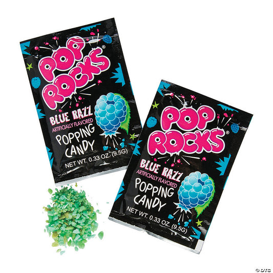 7 oz. Pop Rocks Blue Raspberry Popping Candy Packs - 24 Pc. | USA Decoration®