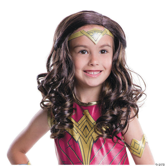 Girl’s Justice League™ Wonder Woman Wig | USA Decoration®