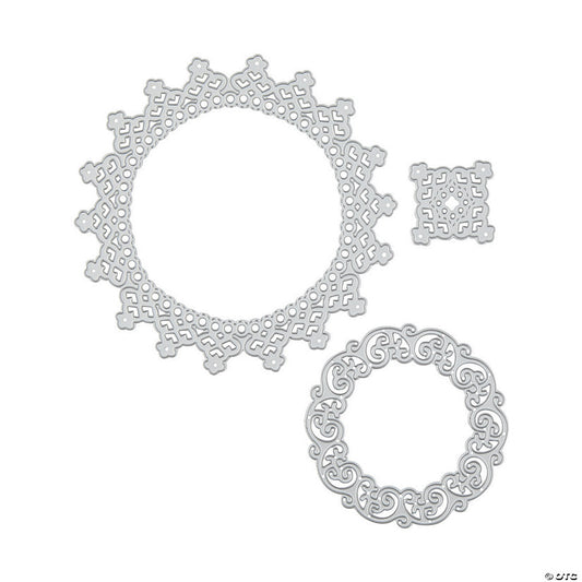 Round Lace Cutting Dies - 3 Pc. | USA Decoration®