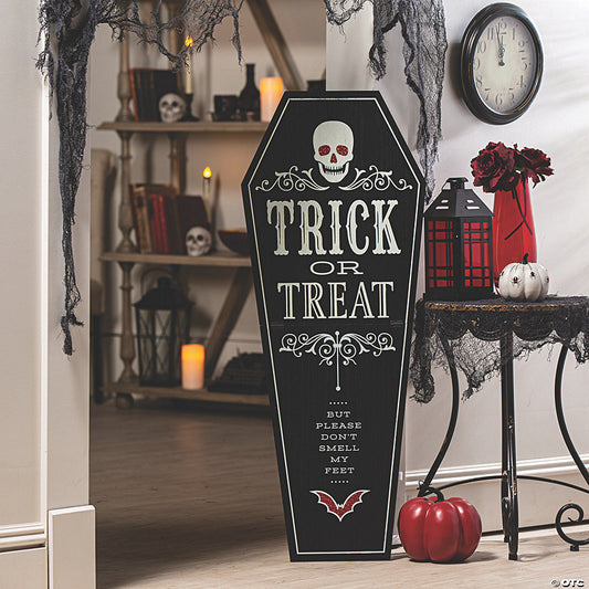 Gothic Halloween Coffin Sign | USA Decoration®