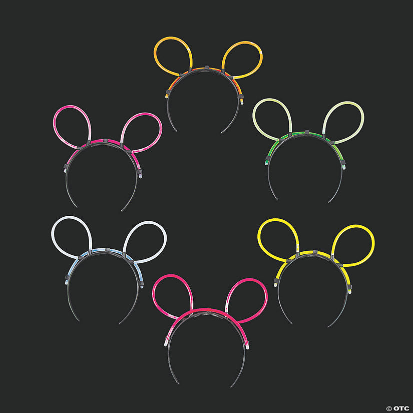 Glow Stick Cat Ear Headbands - 12 Pc. | USA Decoration®