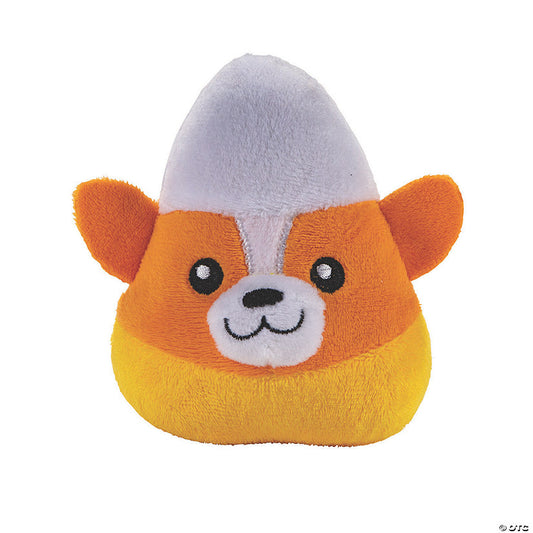 Per Dozen: Halloween Candy Corn Stuffed Corgis - 12 Pc. | USA Decoration®