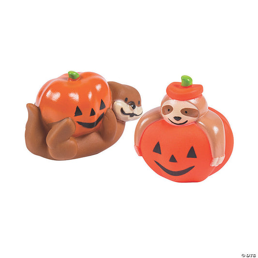 Per Dozen: Mini Halloween Otter & Sloth Characters - 12 Pc. | USA Decoration®