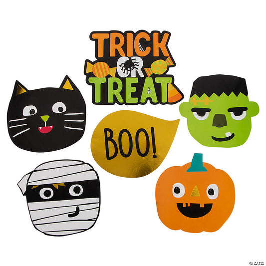 6 Piece(s): Ghoul Gang Cutouts Halloween Decorations - 6 Pc. | USA Decoration®