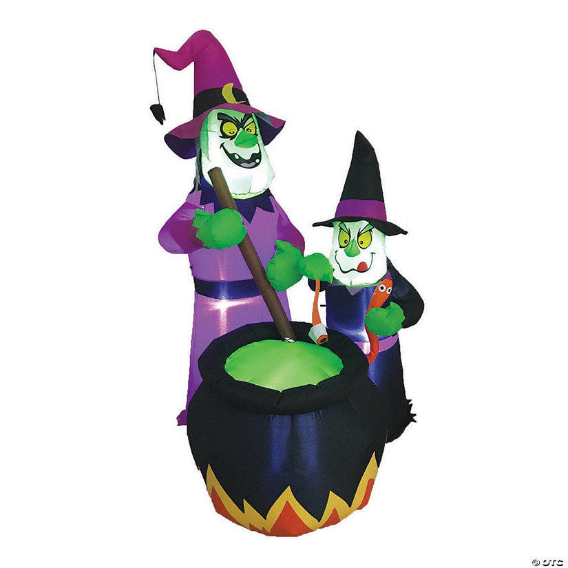 73" Blow Up Inflatable Witches' Brew Halloween Decoration | USA Decoration®