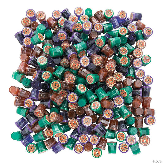 240 Piece(s): 1 1/4" Bulk 240 Pc. Mini Witch’s Potion Plastic Tubs of Slime | USA Decoration®