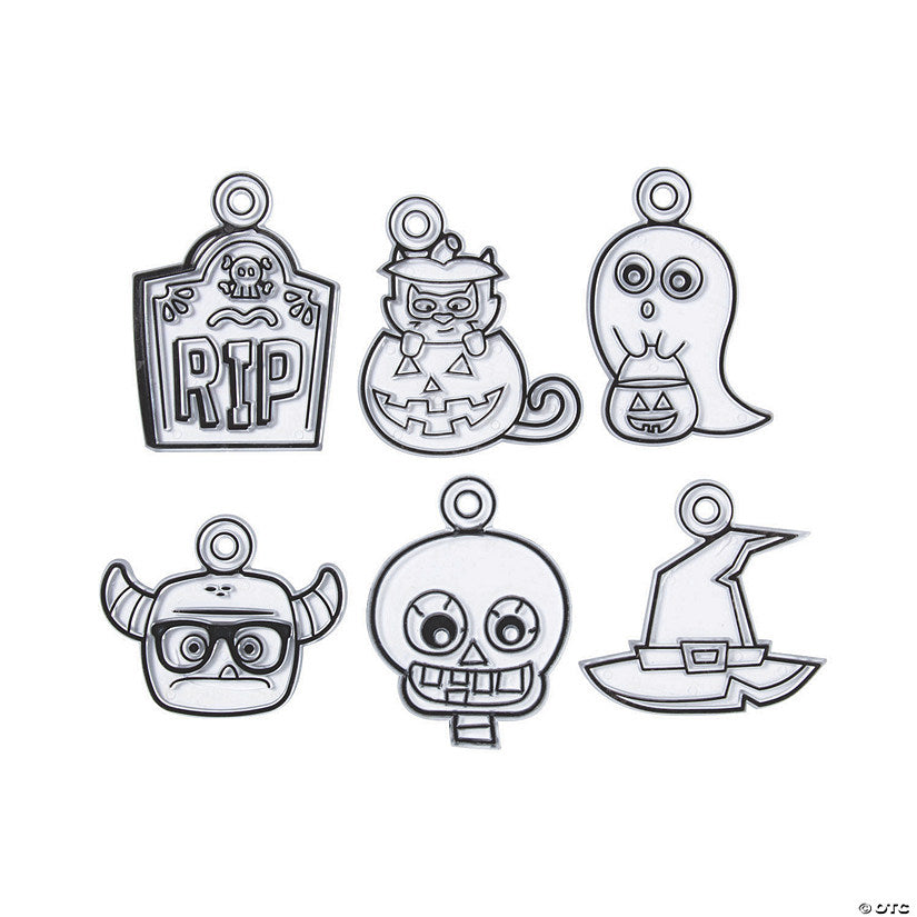 48 Piece(s): Mini Halloween Suncatchers - 48 Pc. | USA Decoration®