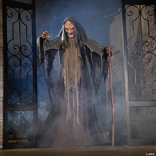 5 Ft. Animated Standing Witch Halloween Decoration | USA Decoration®