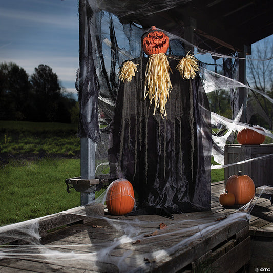5' 6" Standing Shaking Pumpkin Reaper Halloween Decoration | USA Decoration®