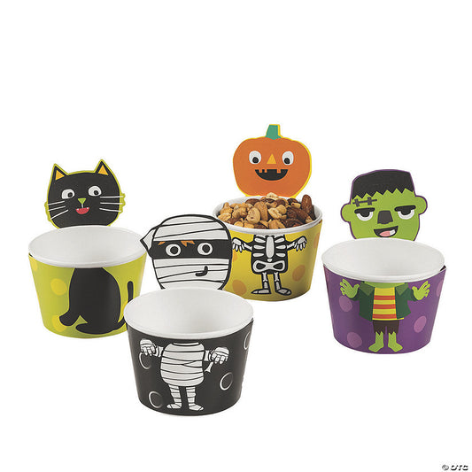 Per Dozen: Ghoul Gang Disposable Paper Snack Cups - 12 Pc. | USA Decoration®