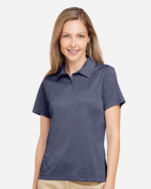 Women's Zone Sonic Heather Performance Polo | USA Decoration