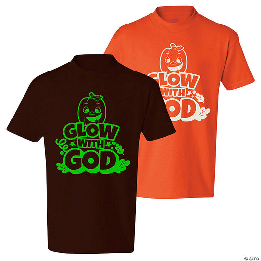 1 Piece(s): Glow-in-the-Dark Glow with God Youth T-Shirt | USA Decoration®