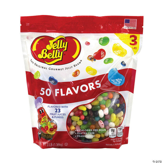 JELLY BELLY 50 Flavors Jelly Beans Assortment, 3 lb