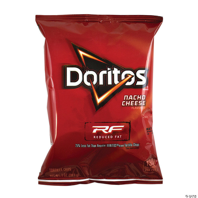 Doritos Reduced Fat Nacho Cheese, 1 oz, 72 Count | USA Decoration®