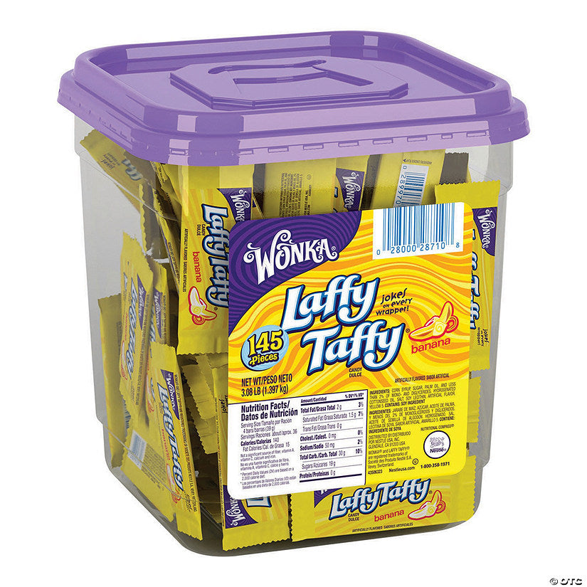 LAFFY TAFFY Banana Tub, 145 Count | USA Decoration®