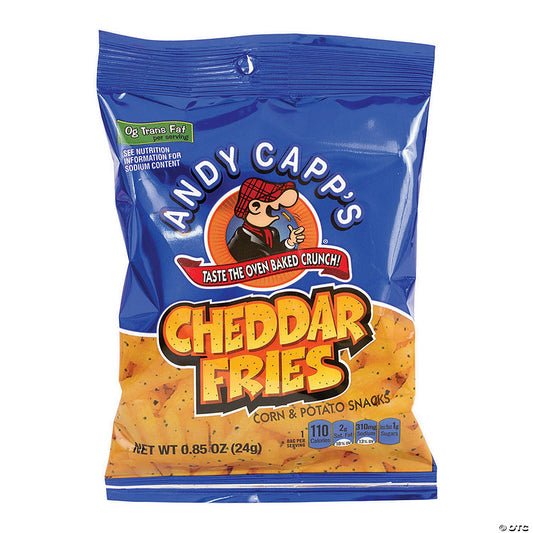 Andy Capps Cheddar Fries, 0.85 oz, 72 Count | USA Decoration®
