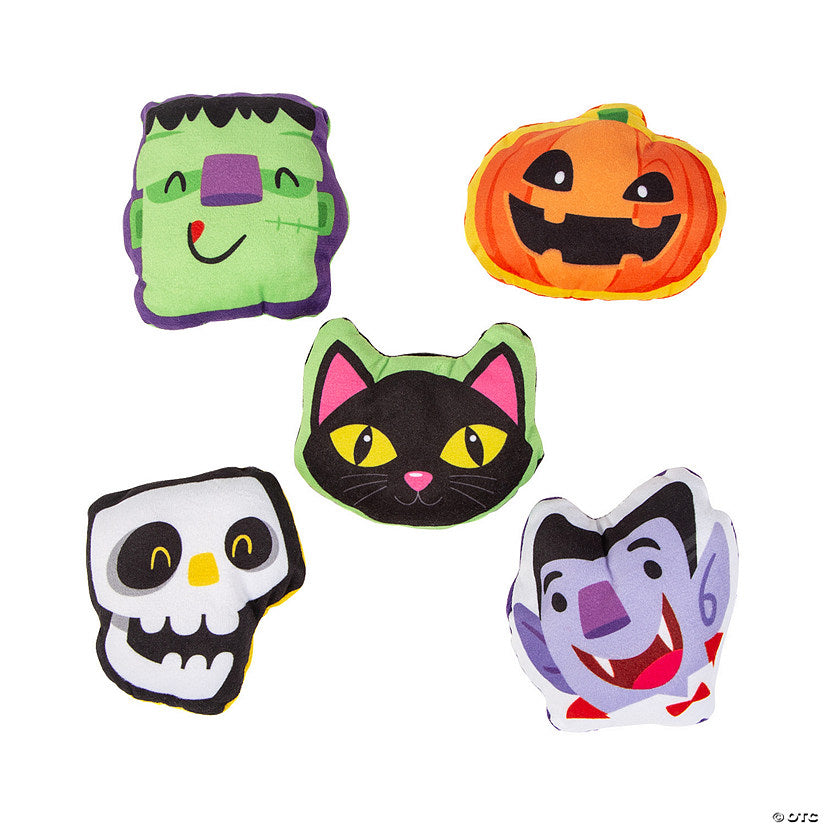 50 Piece(s): Bulk 48 Pc. Halloween Stuffed Flat Character Assortment | USA Decoration®