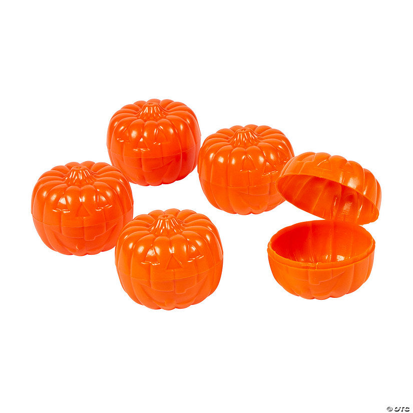 Pumpkin BPA-Free Plastic Containers - 24 Pc. halloween