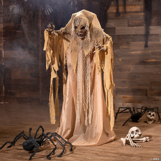 5' Animated Shaking Mummy Standing Halloween Decoration | USA Decoration®