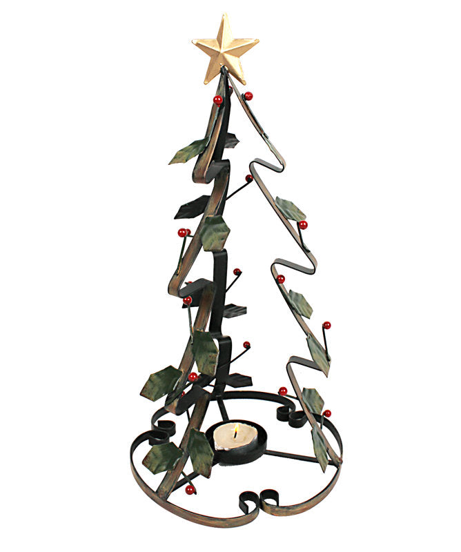 13'' H Metal Tabletop Tealight Holder