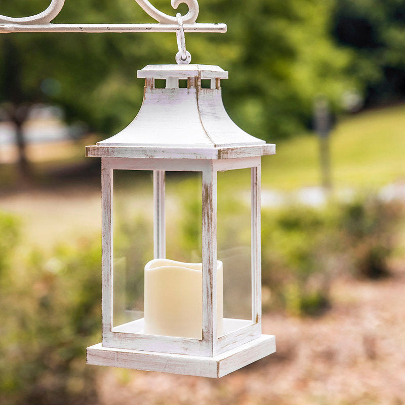 13'' H Plastic / Acrylic Tabletop Lantern with Candle Included