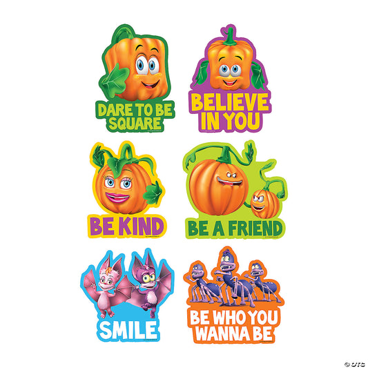 14" x 13 1/2" Bulk 48Pc. Spookley the Square Pumpkin™ Wall Cutouts