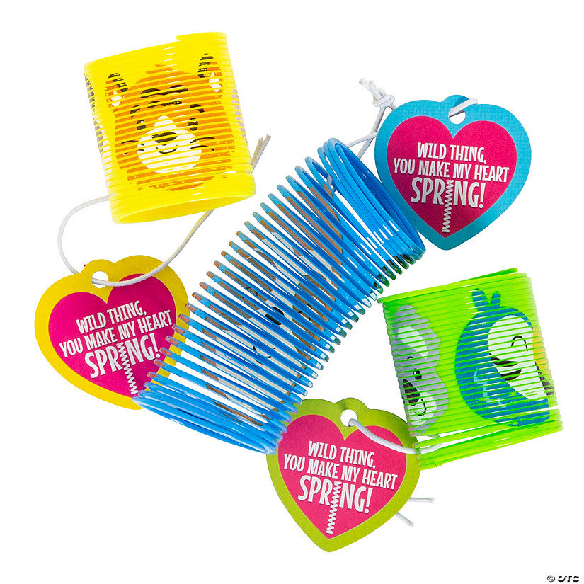 Mini Zoo Animal Magic Spring Valentine Exchanges with Card for 24 | USA Decoration®