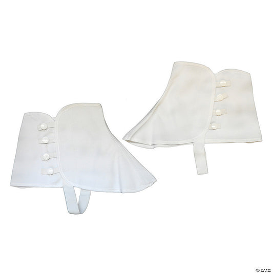 1 Piece(s): Adults White Canvas Spats | USA Decoration®