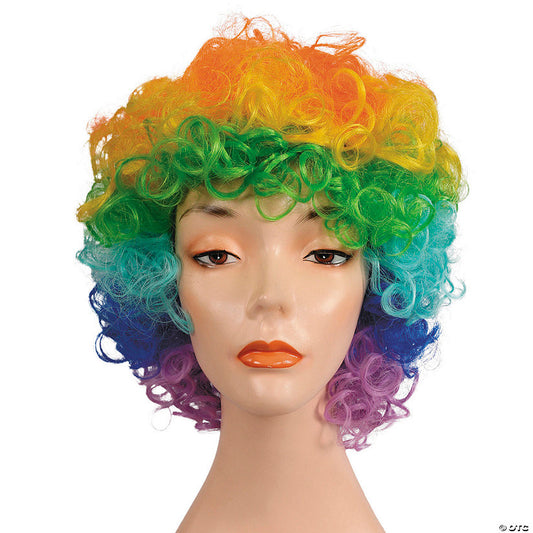 1 Piece(s): Women's Deluxe Long Curly Clown Wig | USA Decoration®