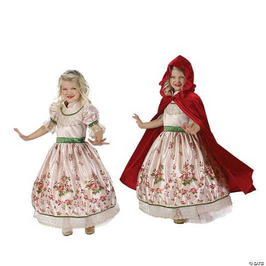 Girl's Vintage Red Riding Hood Costume | USA Decoration®