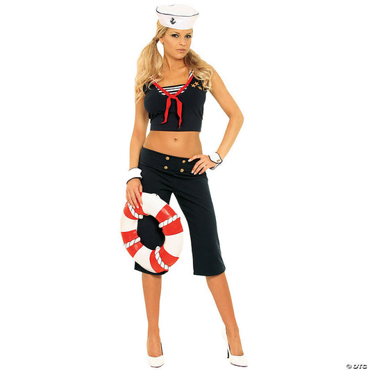 1 Piece(s): Women's First Mate Costume | USA Decoration®