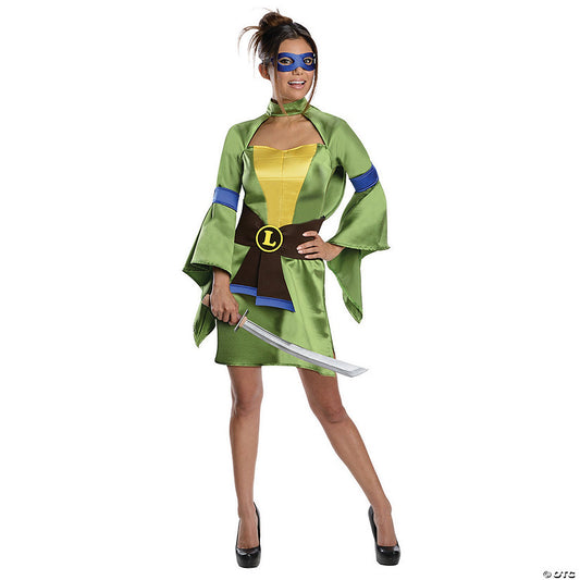 Women's Teenage Mutant Ninja Turtles Leonardo Kimono Costume | USA Decoration®