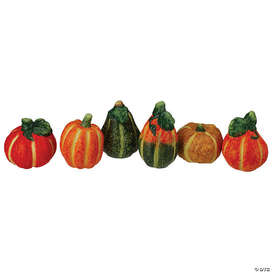 6 Piece(s): Northlight 6pc Fall Ceramic Pumpkins Set | USA Decoration®