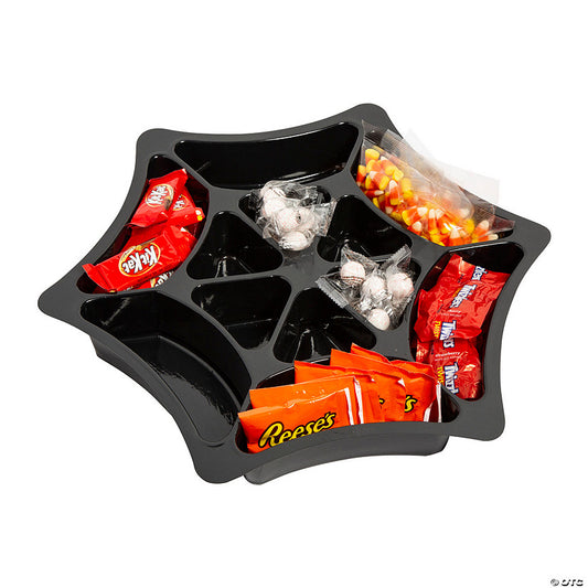 Halloween Spider Web Serving Tray | USA Decoration®