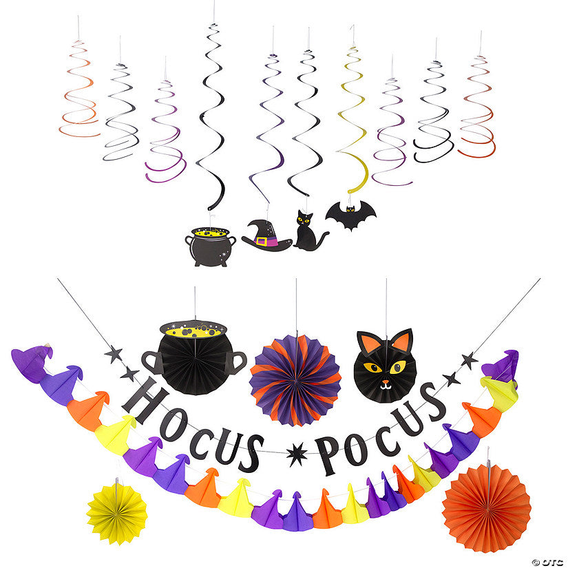 Witch Halloween Party Decorating Kit - 17 Pc. | USA Decoration®