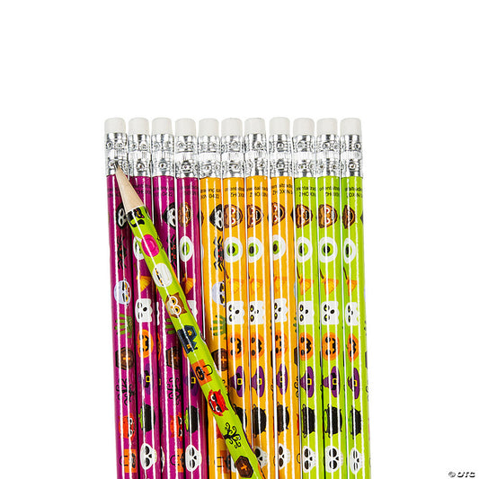 24 Piece(s): Halloween Icons Pencils - 24 Pc. | USA Decoration®