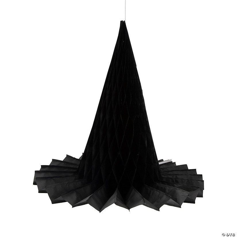 Witch Hat Hanging Honeycomb Decorations – 6 Pc. | USA Decoration®