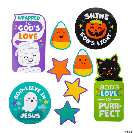 9 Piece(s): Religious Halloween Cutouts - 9 Pc. | USA Decoration®
