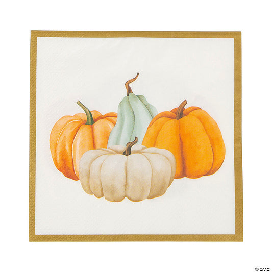 Lil’ Pumpkin Luncheon Napkins - 16 Pc. | USA Decoration®