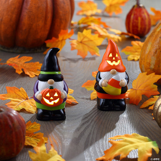 Mr. Halloween Illuminated Gnome Halloween Decoration Set - 2 Pc.