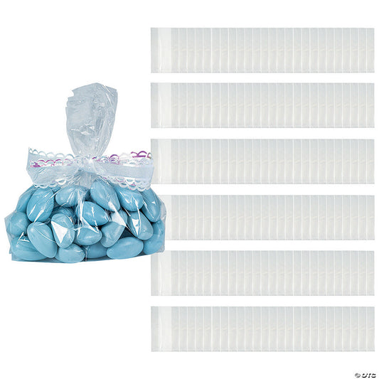 4" x 5 1/2" Bulk 150 Pc. Small Clear Cellophane Gift Bags halloween