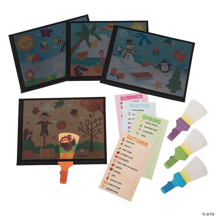 1 Set(s): Season Magic Flashlight Activity Set | USA Decoration®