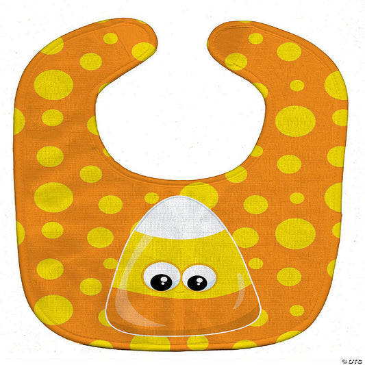 1 Piece(s): Caroline's Treasures Halloween, Halloween Candy Corn Baby Bib, 10 x 13, | USA Decoration®